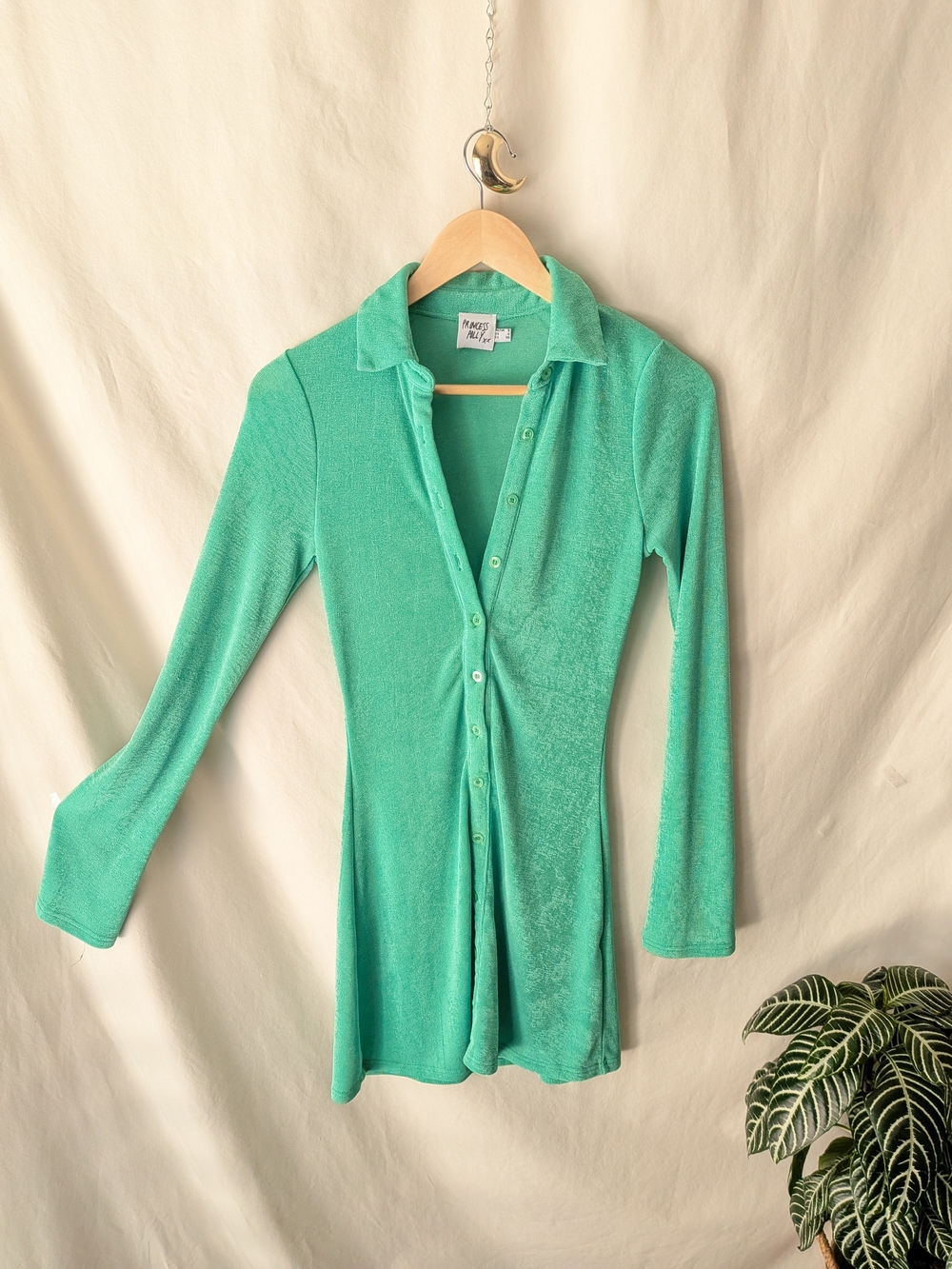 Princess Polly Mint Green Mini Dress